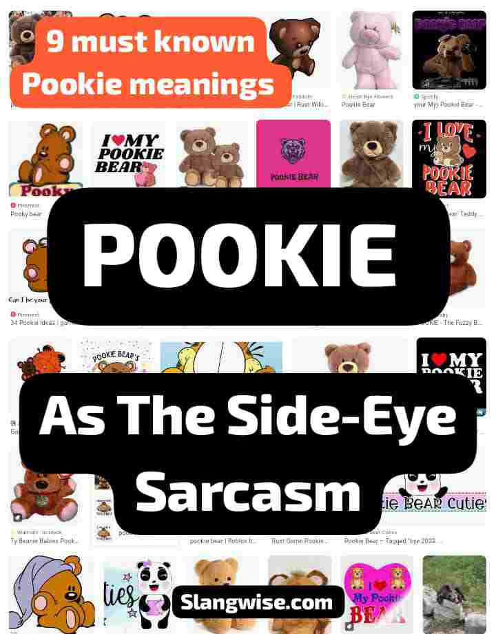 pookie as a side eye pookie as the side-eye sarcasm