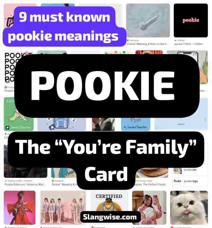 pookie meaning pookie as "you’re family card