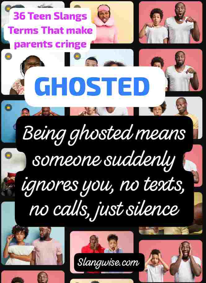 meaning of ghosted in slang  ghosted meaning in teen slang