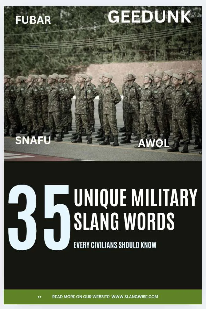 Military Slangs