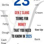 Gen z slang for money