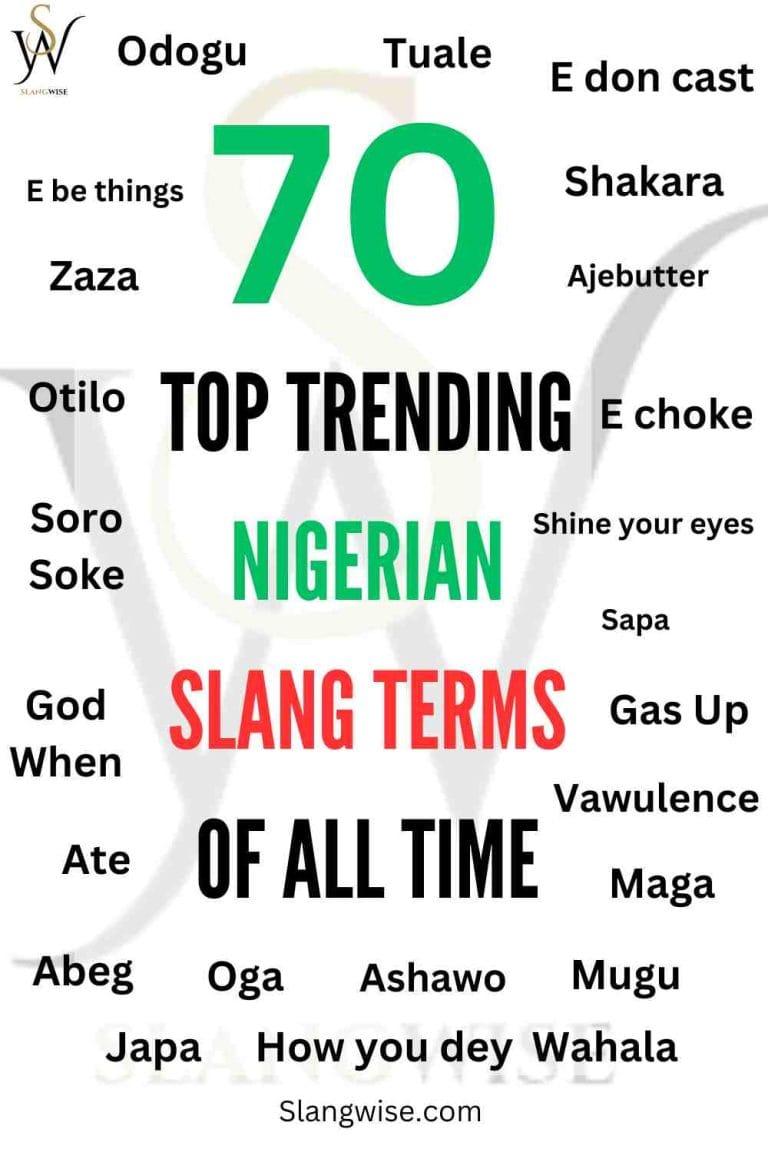 Top Nigerian Slangs