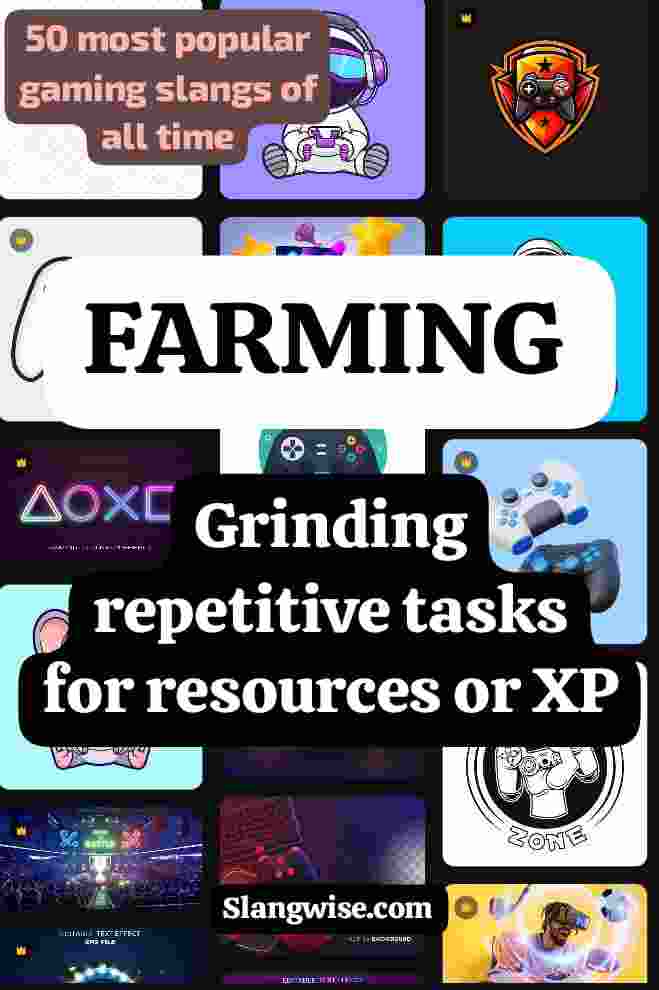 farming meaning in slang farming meaning in gaming slang image