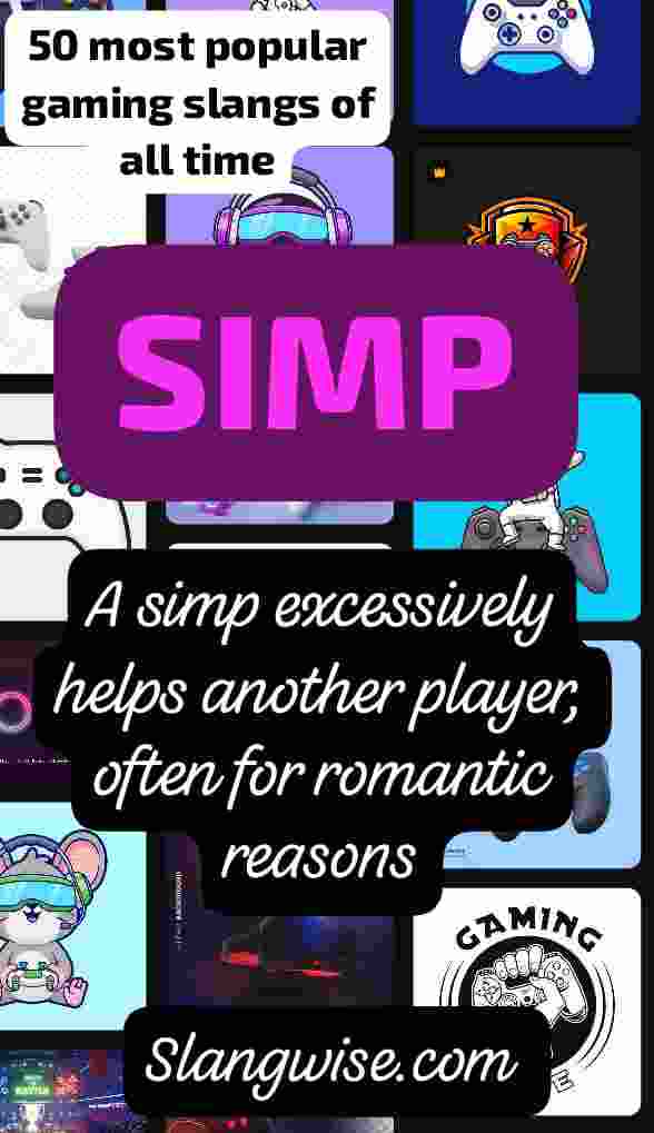what does simp mean in Gaming Slang simp meaning in gaming slang image