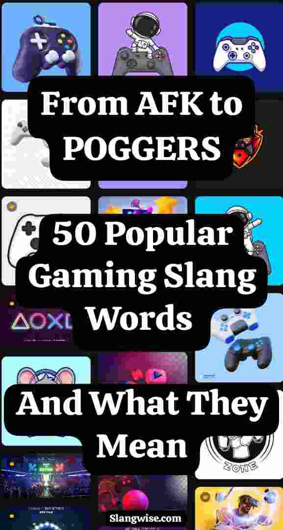 50 most popular gaming slangs image