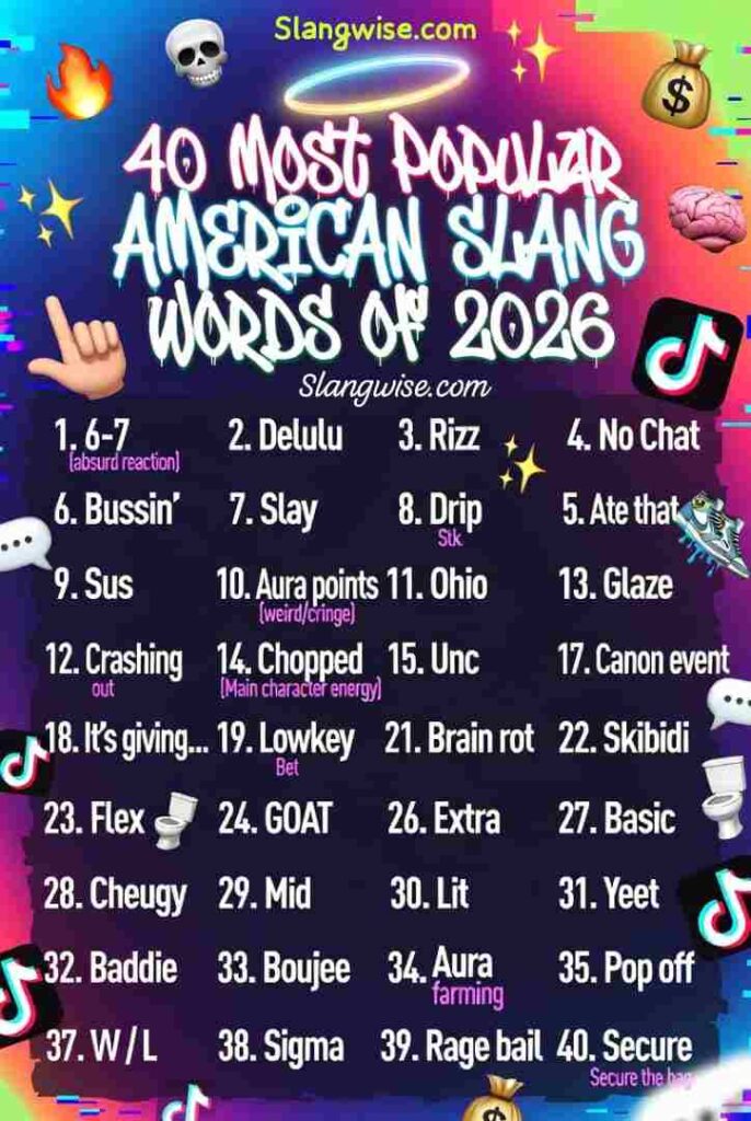40 Most Popular American Slang Words