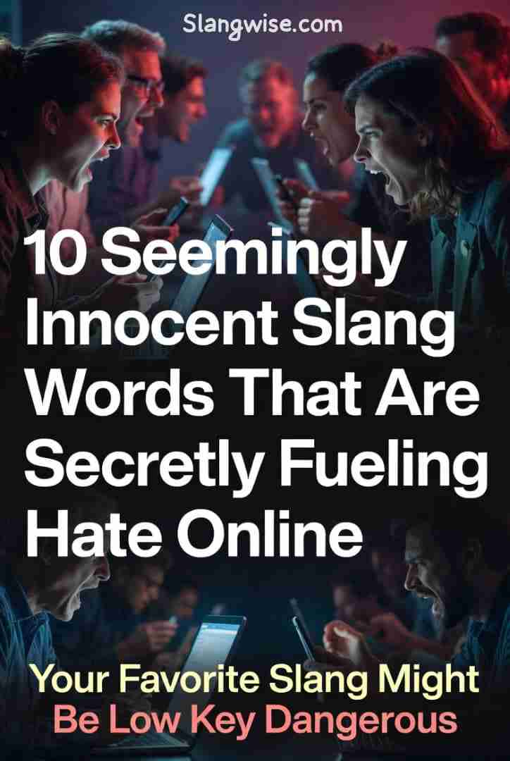 10 Seemingly Innocent Slang Words That ArecSecretly Fueling Hate Online