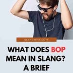bop meaning in slang