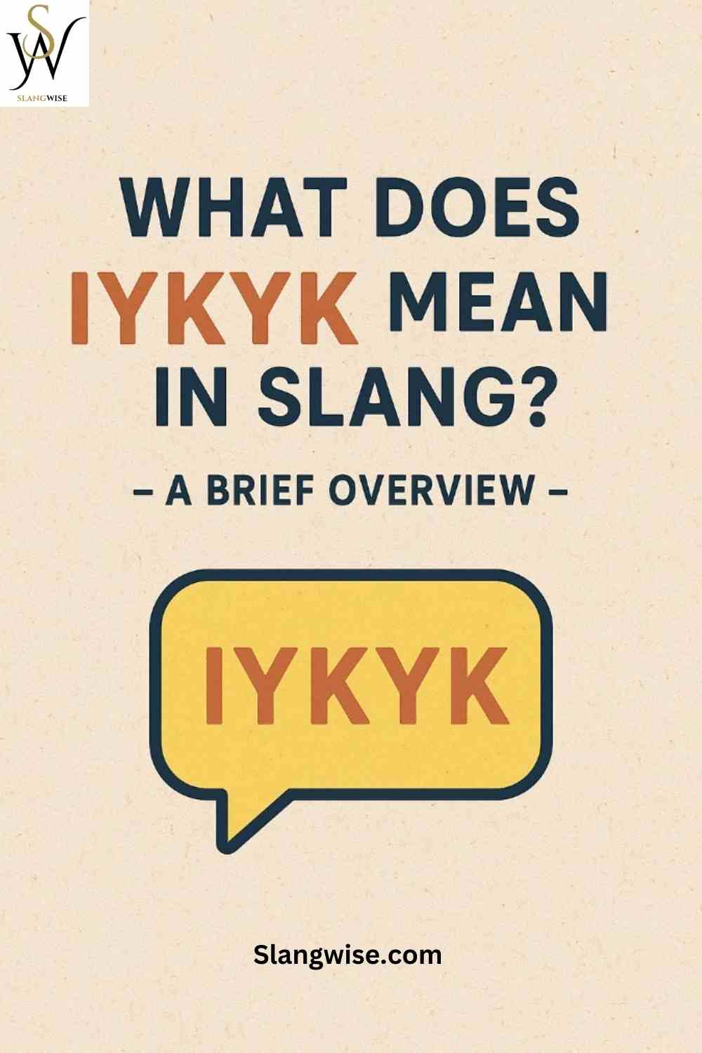 IYKYK Meaning in the chat