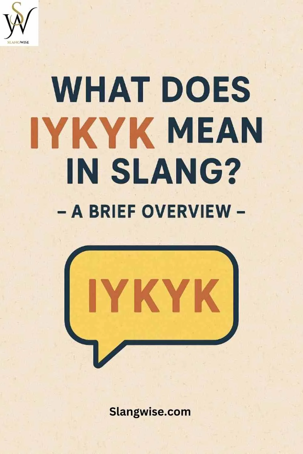 IYKYK Meaning in the chat