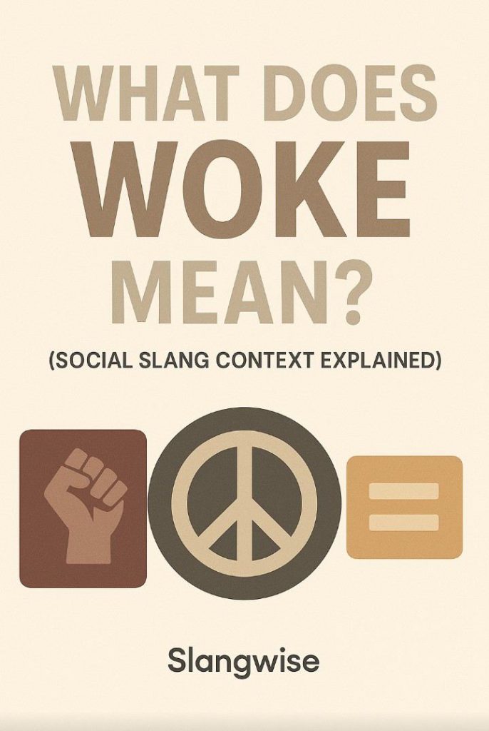 meaning of woke