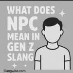 what does NPC mean in Gen Z Slang