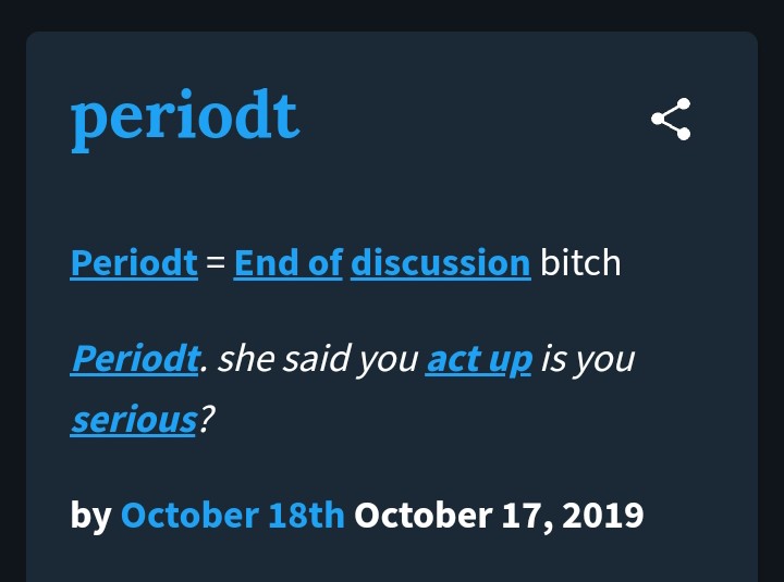 periodt meaning
