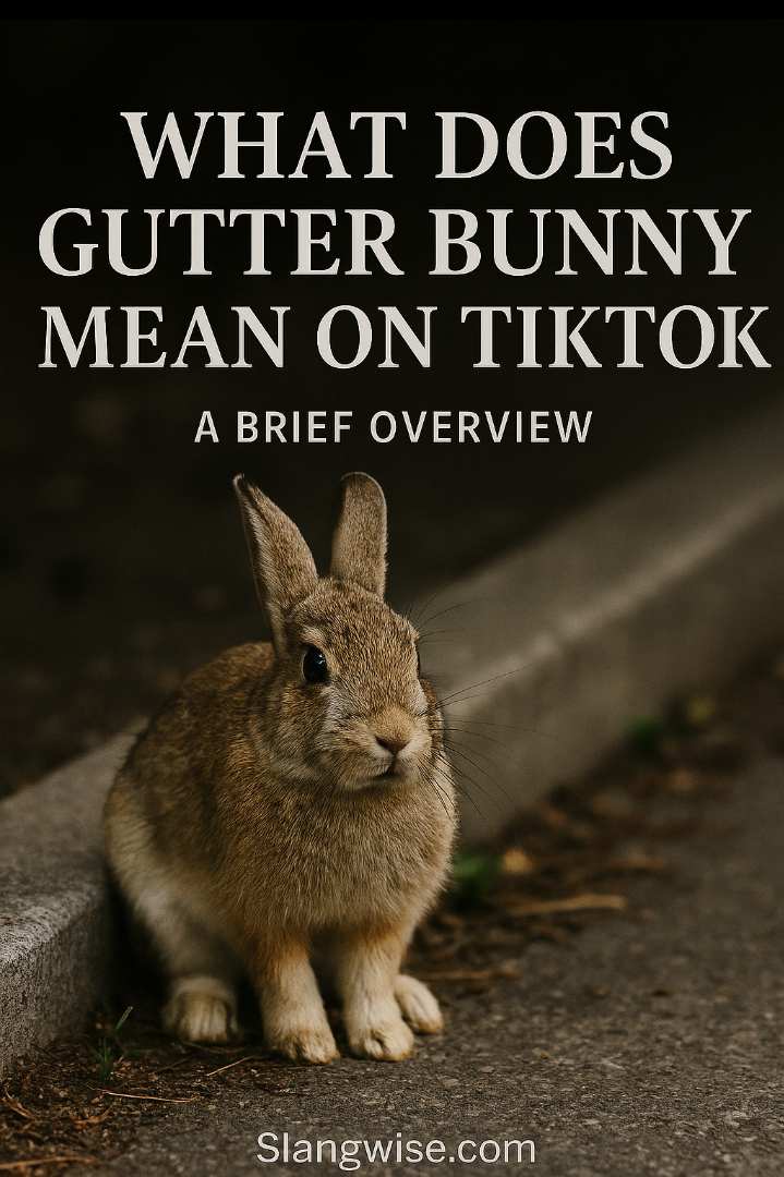 WhT gutter bunny mean on TikTok