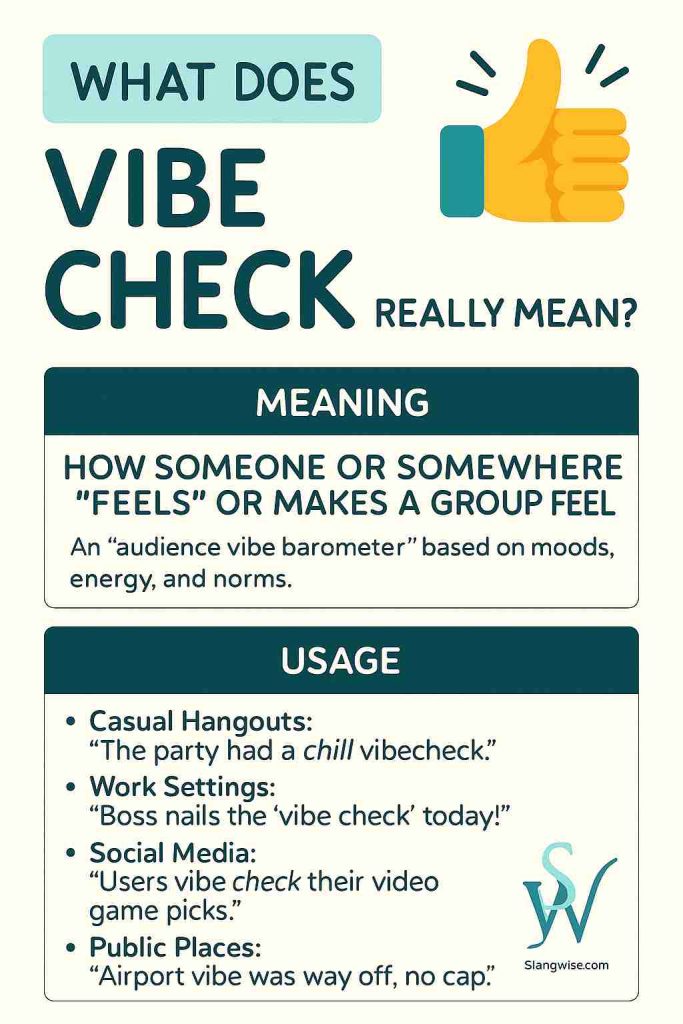 Vibe-check meaning infographic 