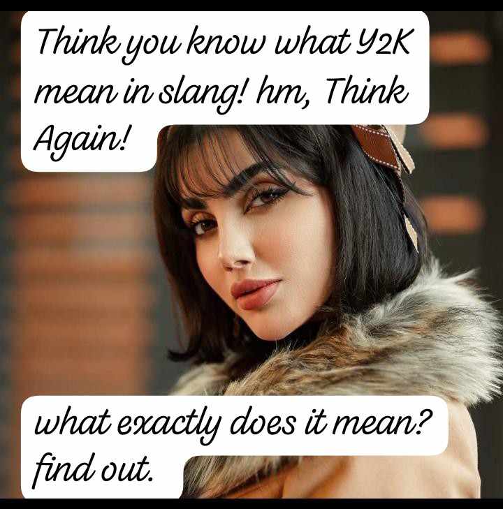 Beautiful woman with y2k esthetics