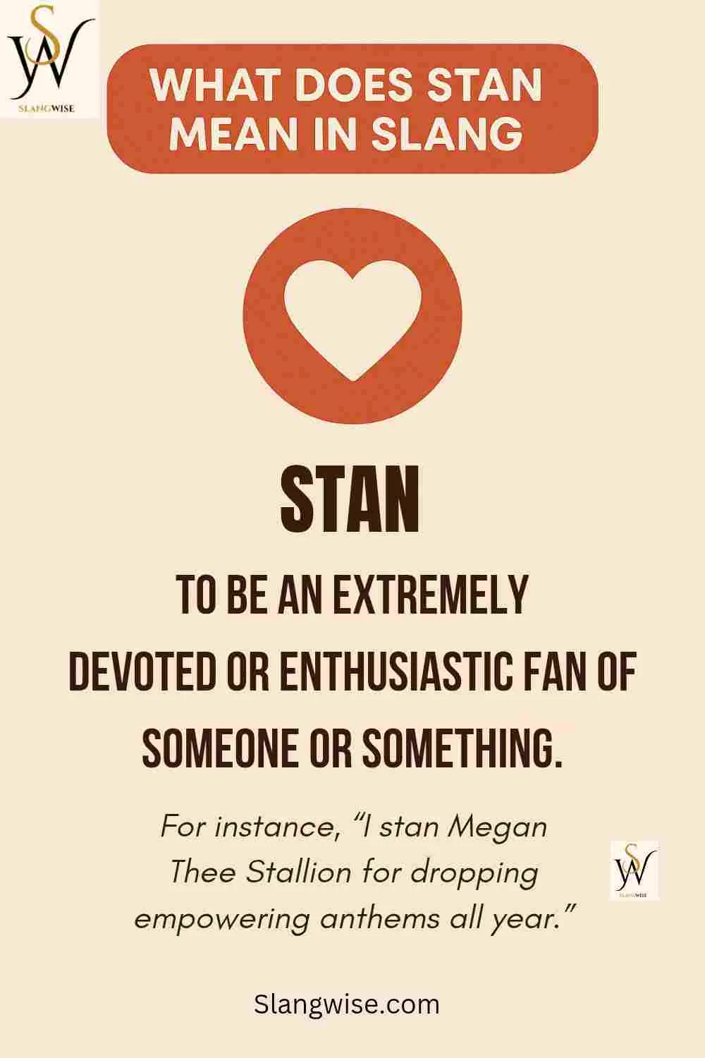 What does stan mean in slang
