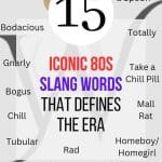 Popular 80s Slang Words image