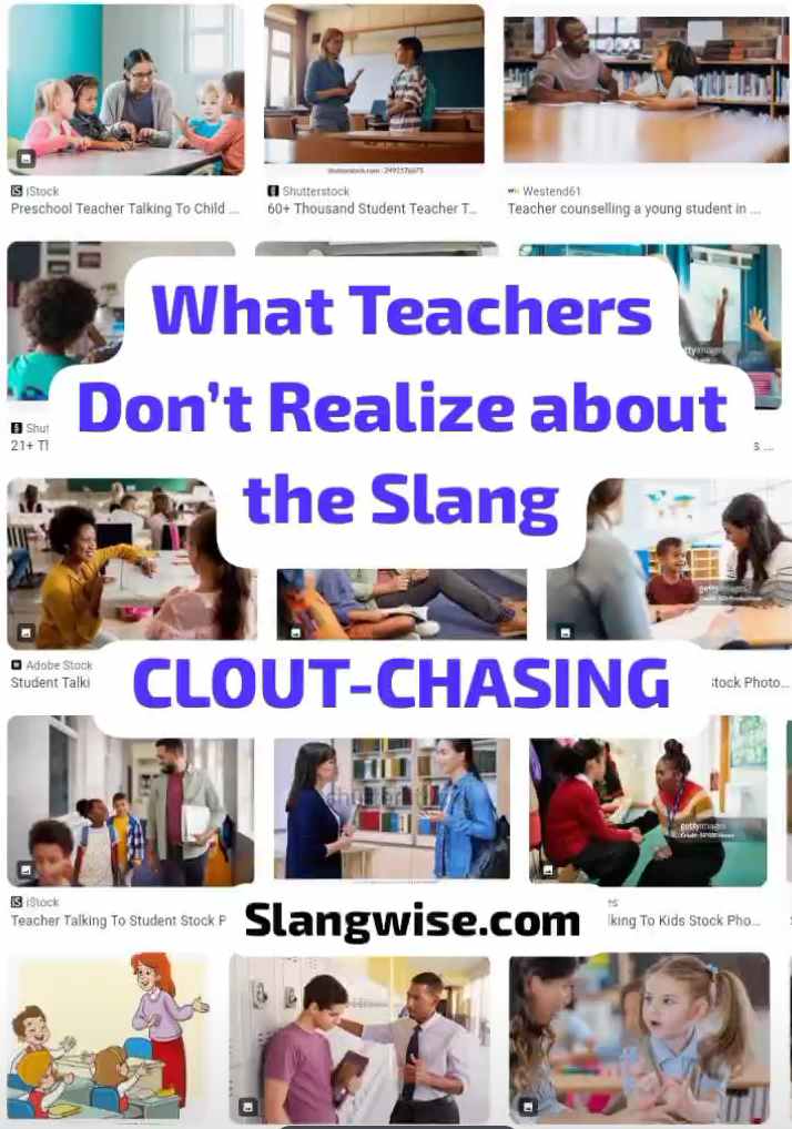 Clout-chasing slang