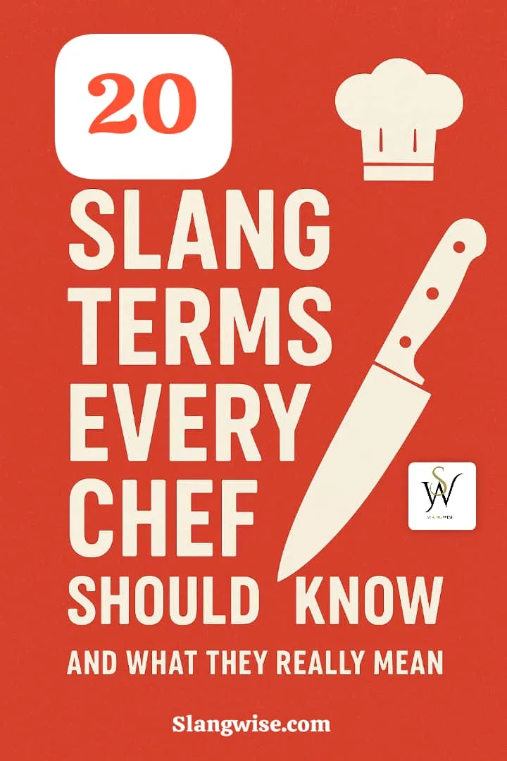 20 Slang Terms Every Chef Should Know