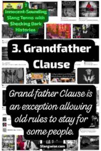 Grandfather clause 