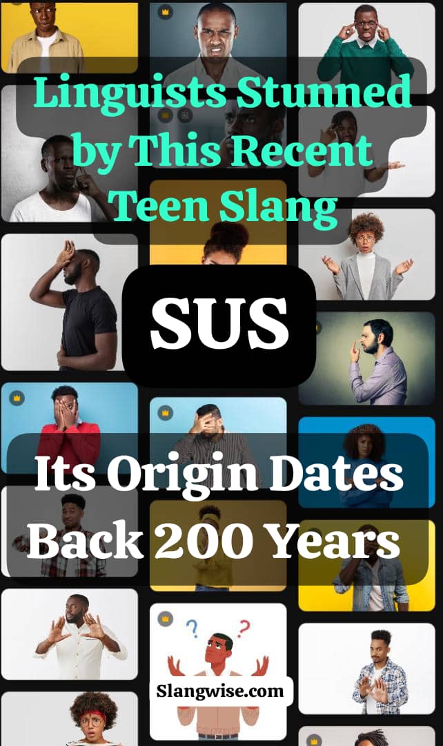 History of the slang sus