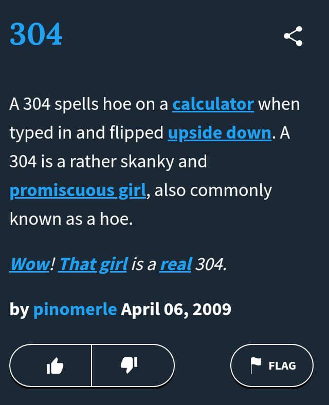 304 meaning as seen on urbandictionary 304 meaning urbandictionary image