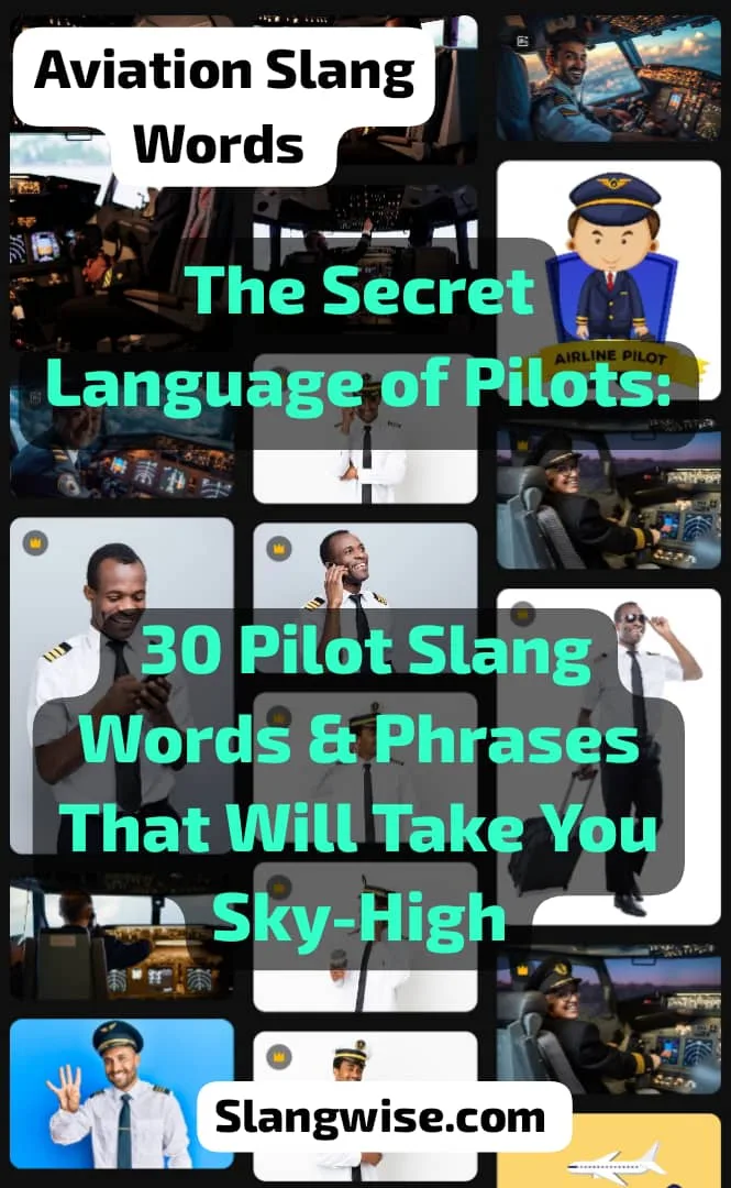 Pilot slang words