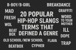 Hip-hop slang words