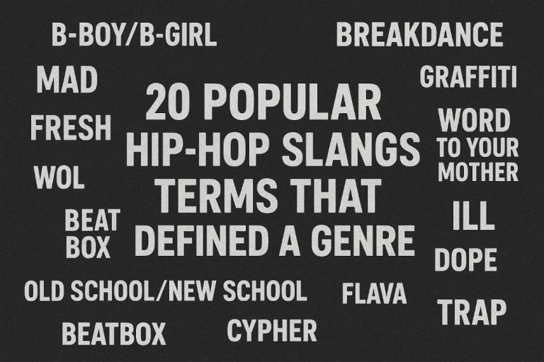 Homonyms Examples Rapper Style 35 Hip Hop Slang Terms That Built the Culture and Changed the World