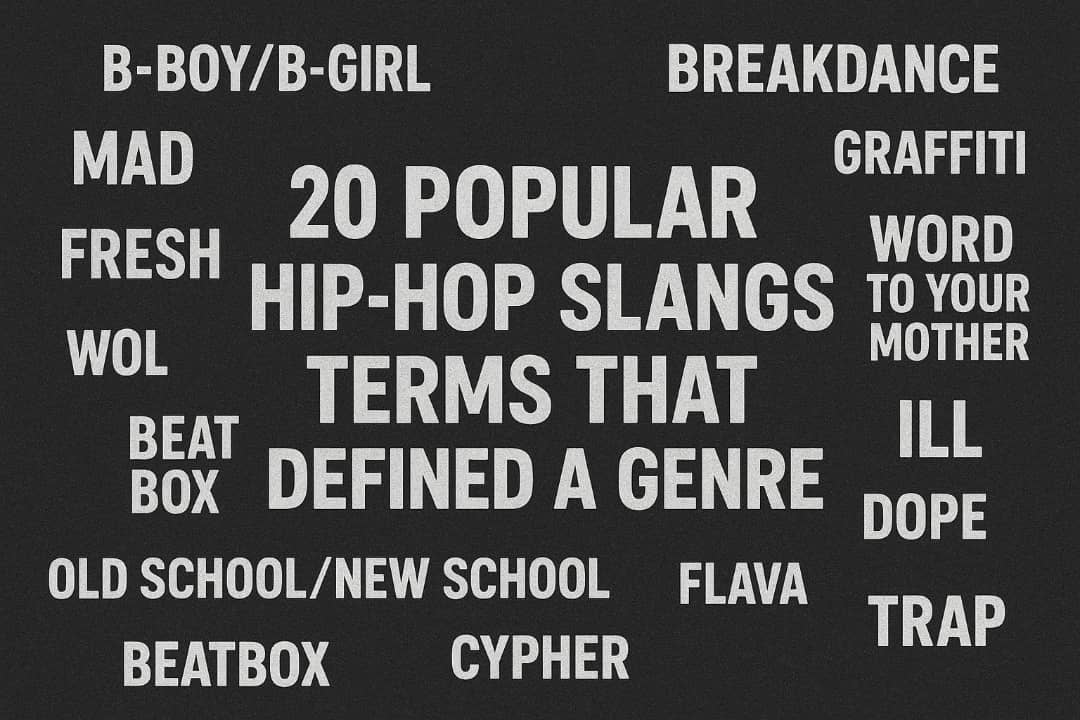 Hip-hop slang words