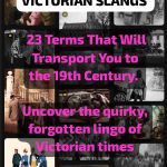 Victorian British slangs