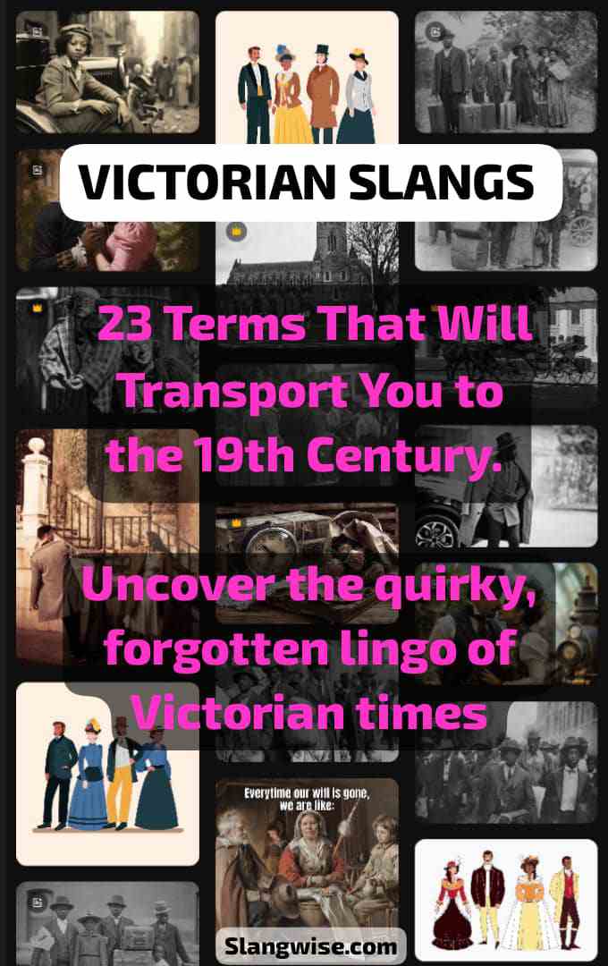 Victorian British slangs