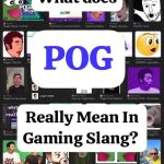 What pog mean in gaming slang
