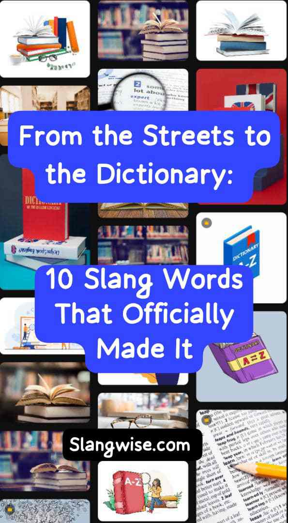 Slang in dictionary
