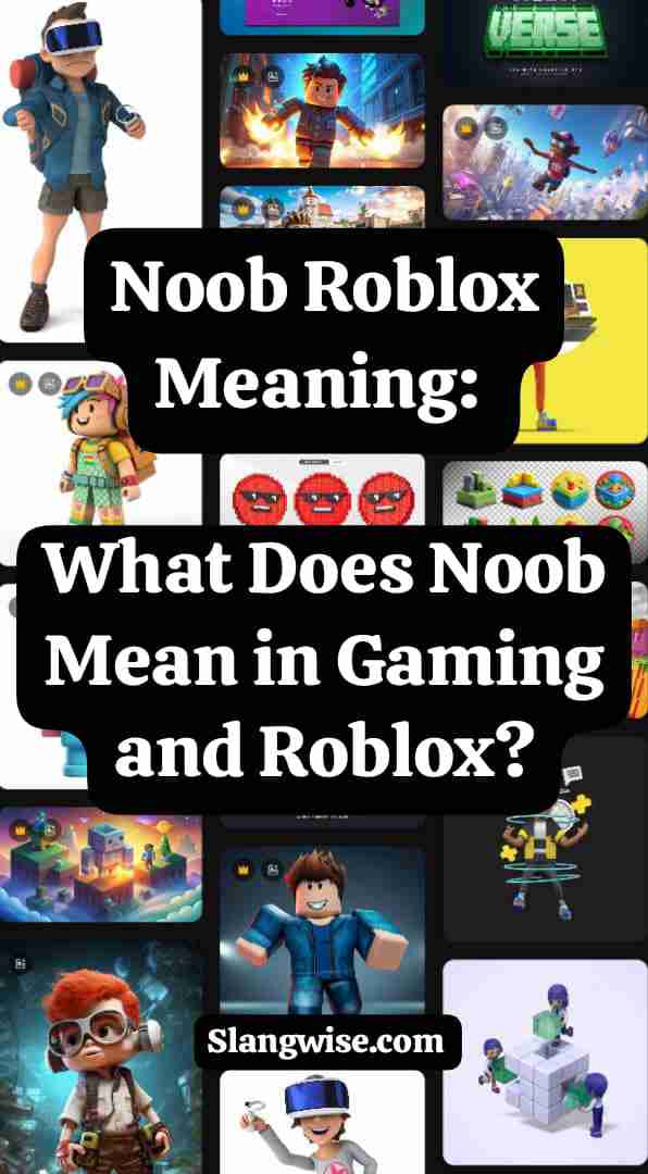 noob meaning in gaming slang