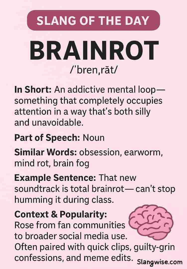 brainrot Meaning infographic