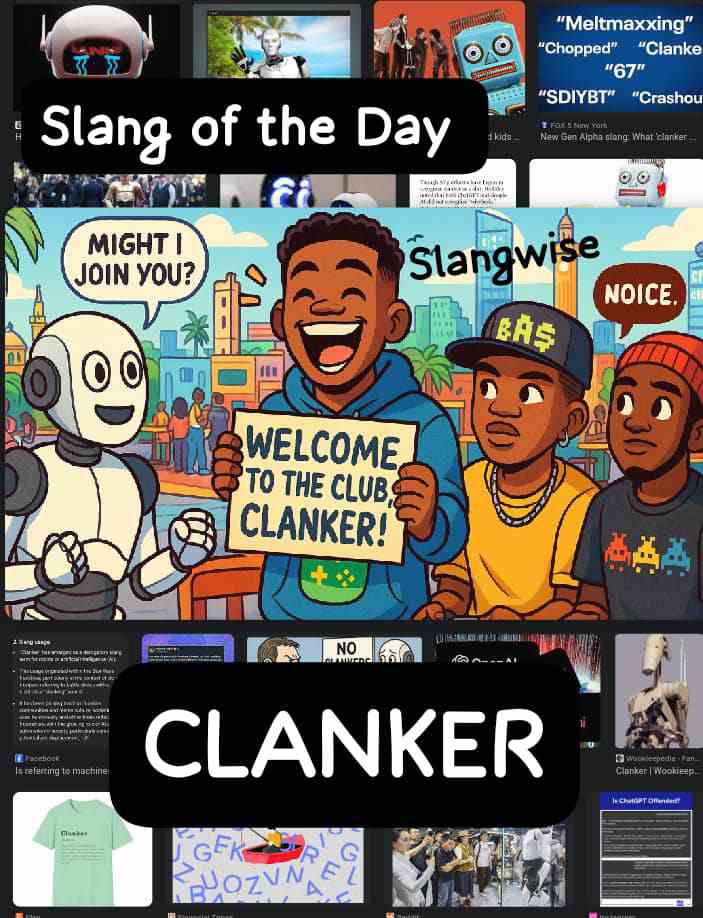 What does clanker mean in slang