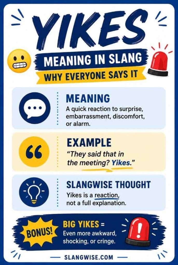 Yikes Meaning in Slang: Why Everyone Says It (And When "Big Yikes" Hits Harder)