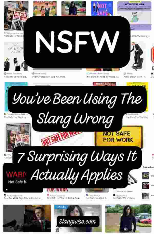 NSFW - not safe for work