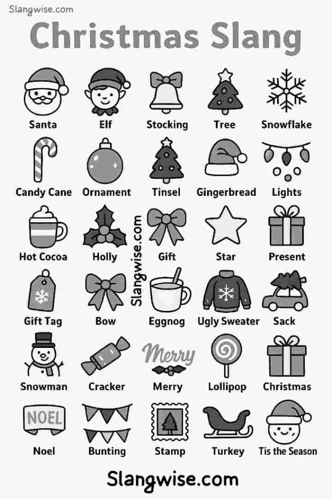 Christmas Slang Terms