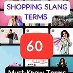 shopping Slang terms