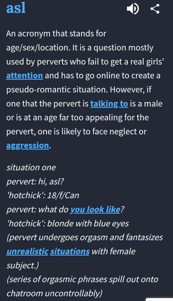 ASL Meaning image on urbandictionary 