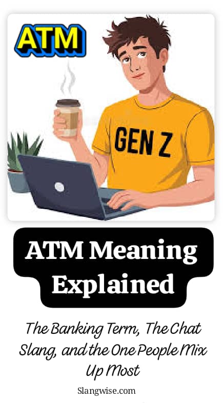 ATM Meaning Explained: The Banking Term, The Chat Slang, and the One People Mix Up Most