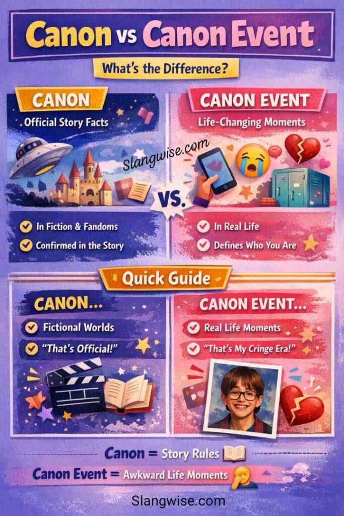 Canon Slang and Canon Event Meaning: Why Fans Keep Talking About Official Truth