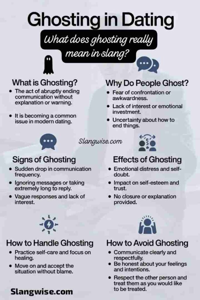 Ghosting Meaning in slang