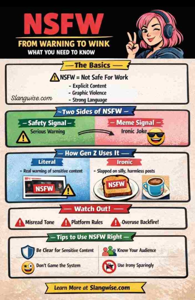 NSFW - Meaning and how Gen Z uses it 