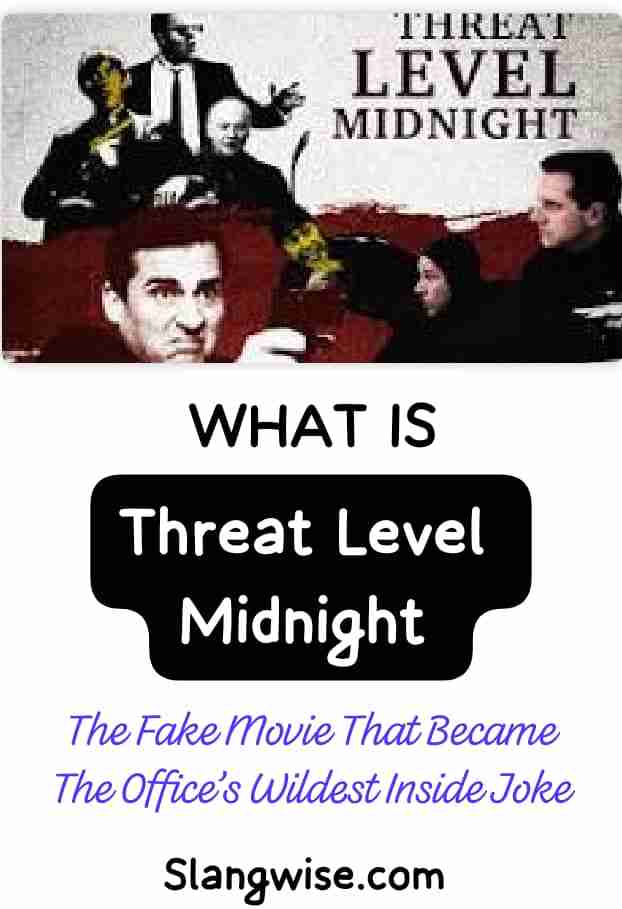 What is threat Level Midnight meaning? The Fake Movie That Became The Office’s Wildest Inside Joke