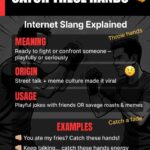 What does catch this hands mean