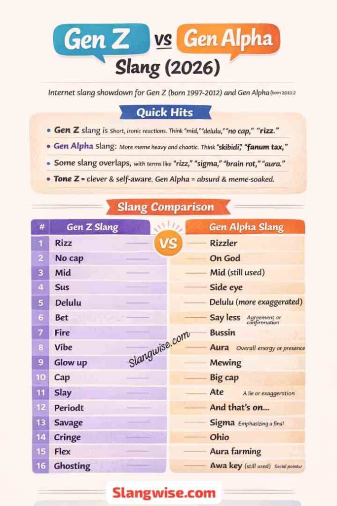 Gen Z vs Gen Alpha Slang in 2026: What the Newest Internet Words Really Mean